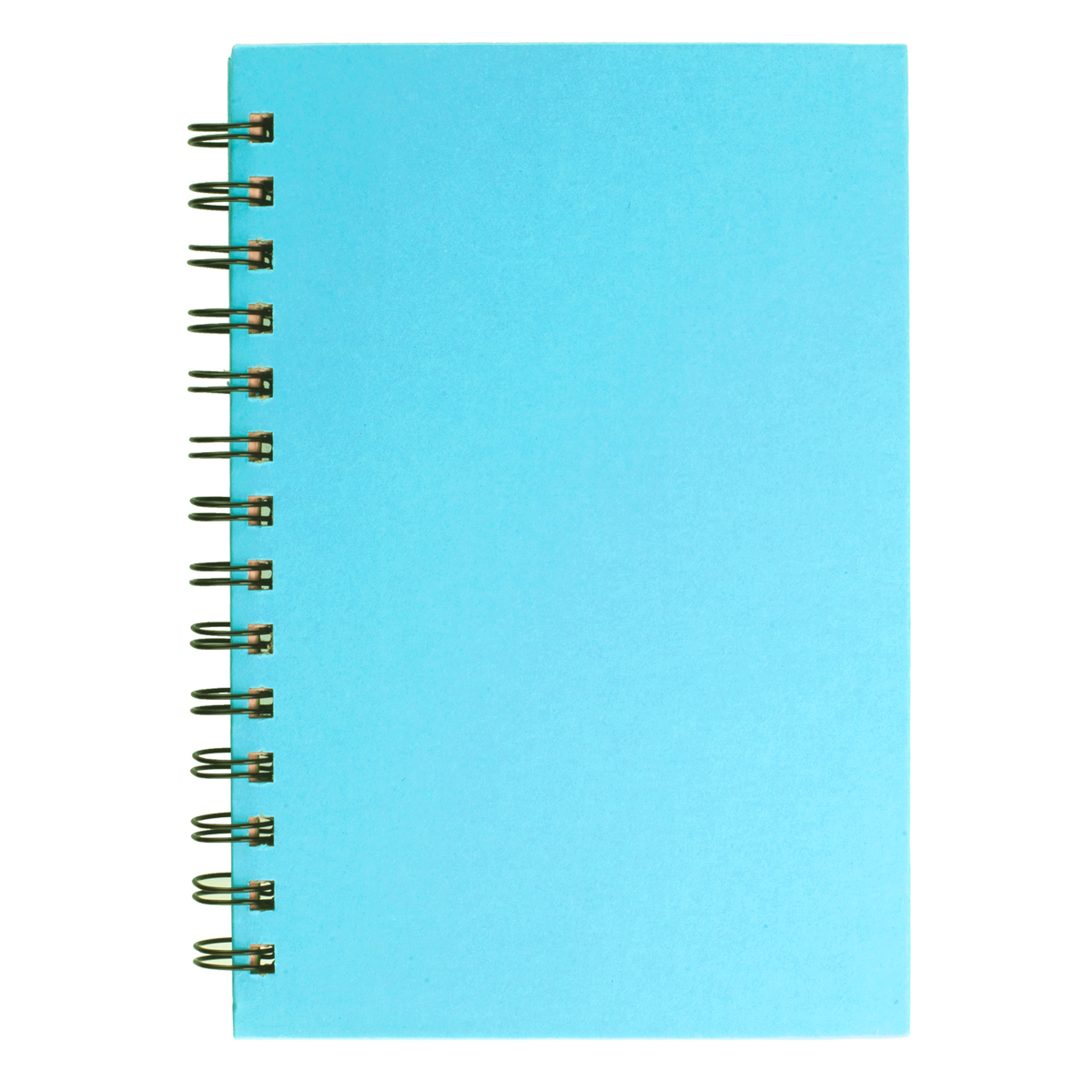 6112 5" x 7" Spiral Notebook With Colored Paper