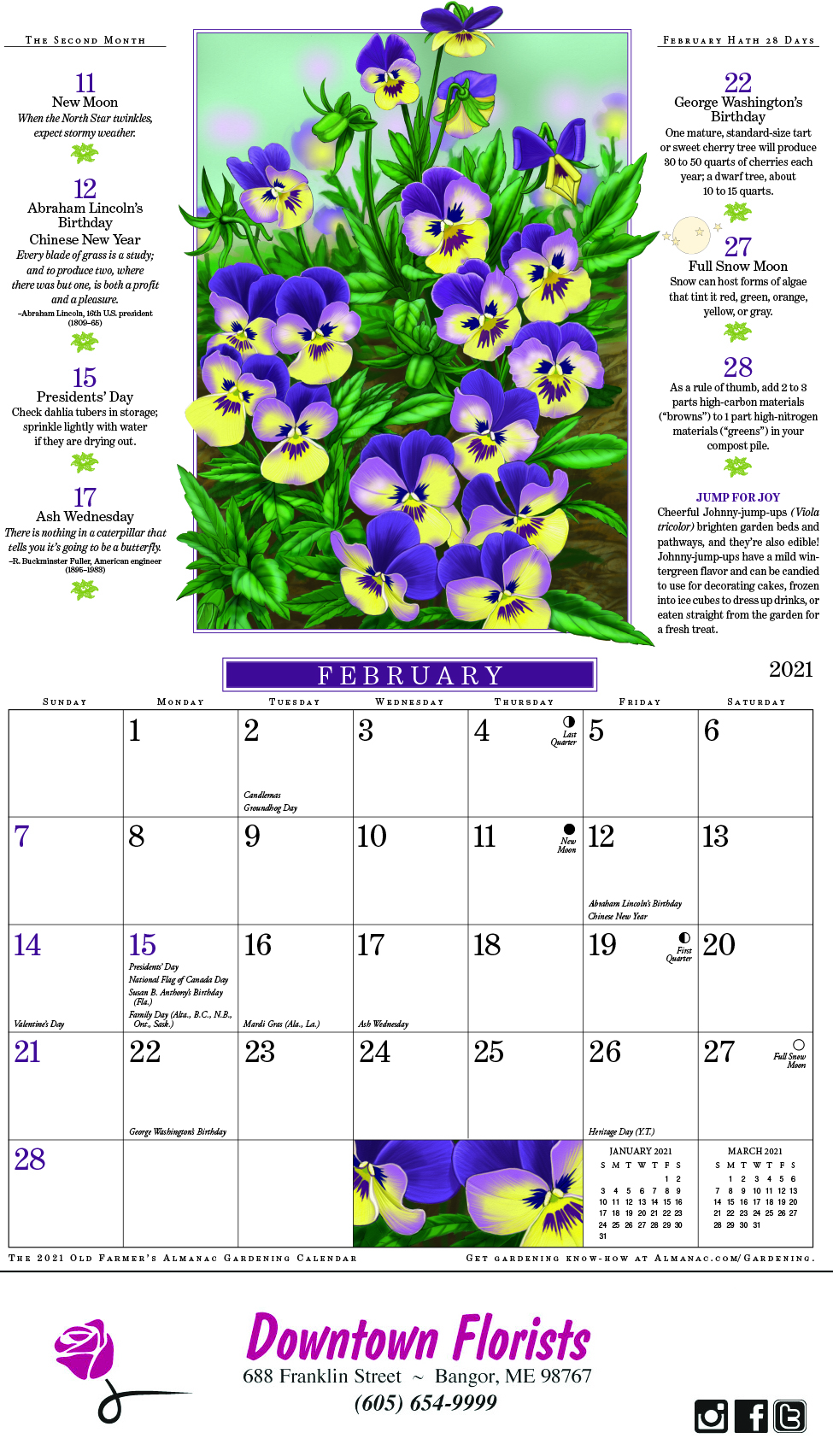 Farmers almanac planting schedule information