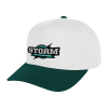 Product 15060 with SKU 15060WHTGRF in White With Forest Green