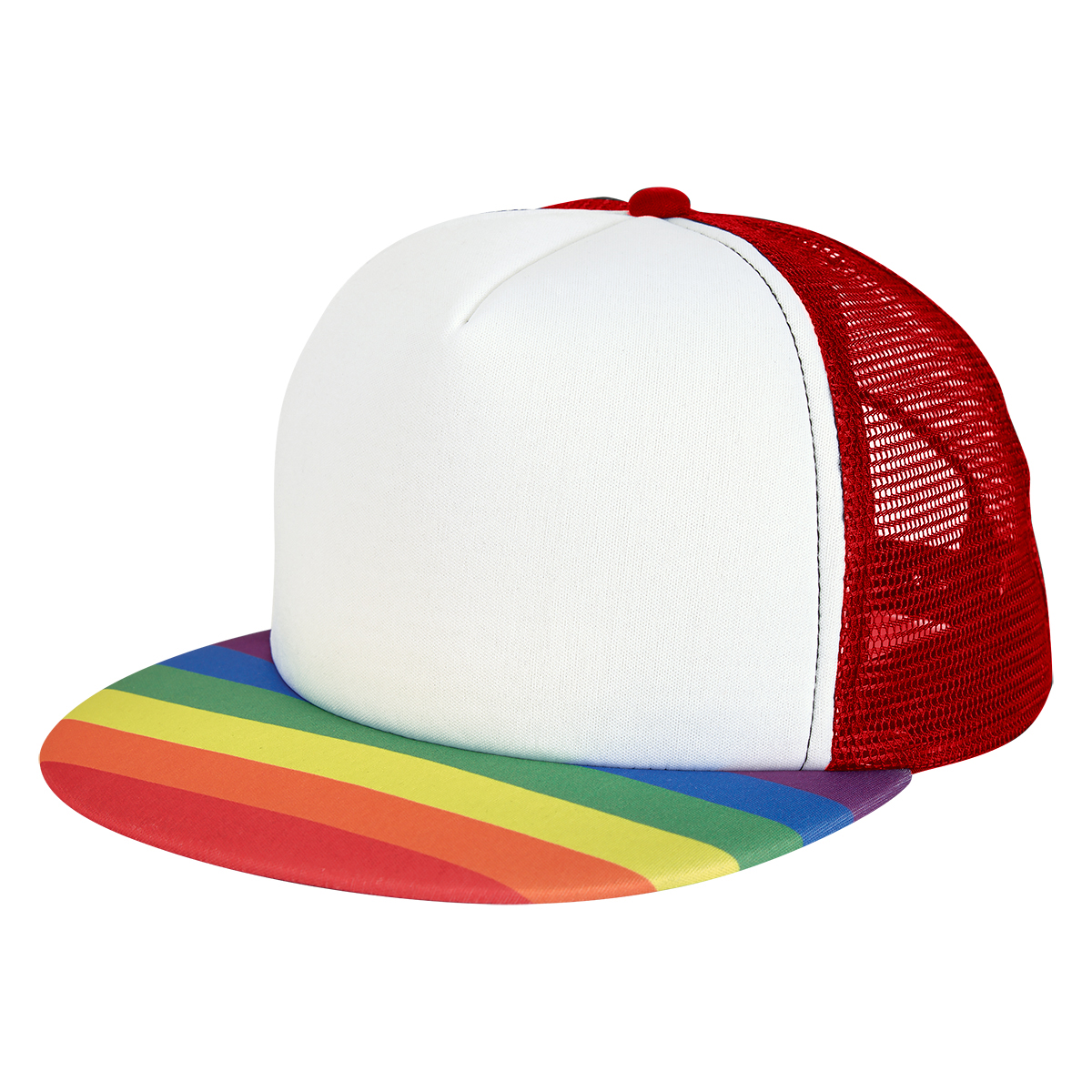#1082 Rainbow Trucker Cap - Hit Promotional Products