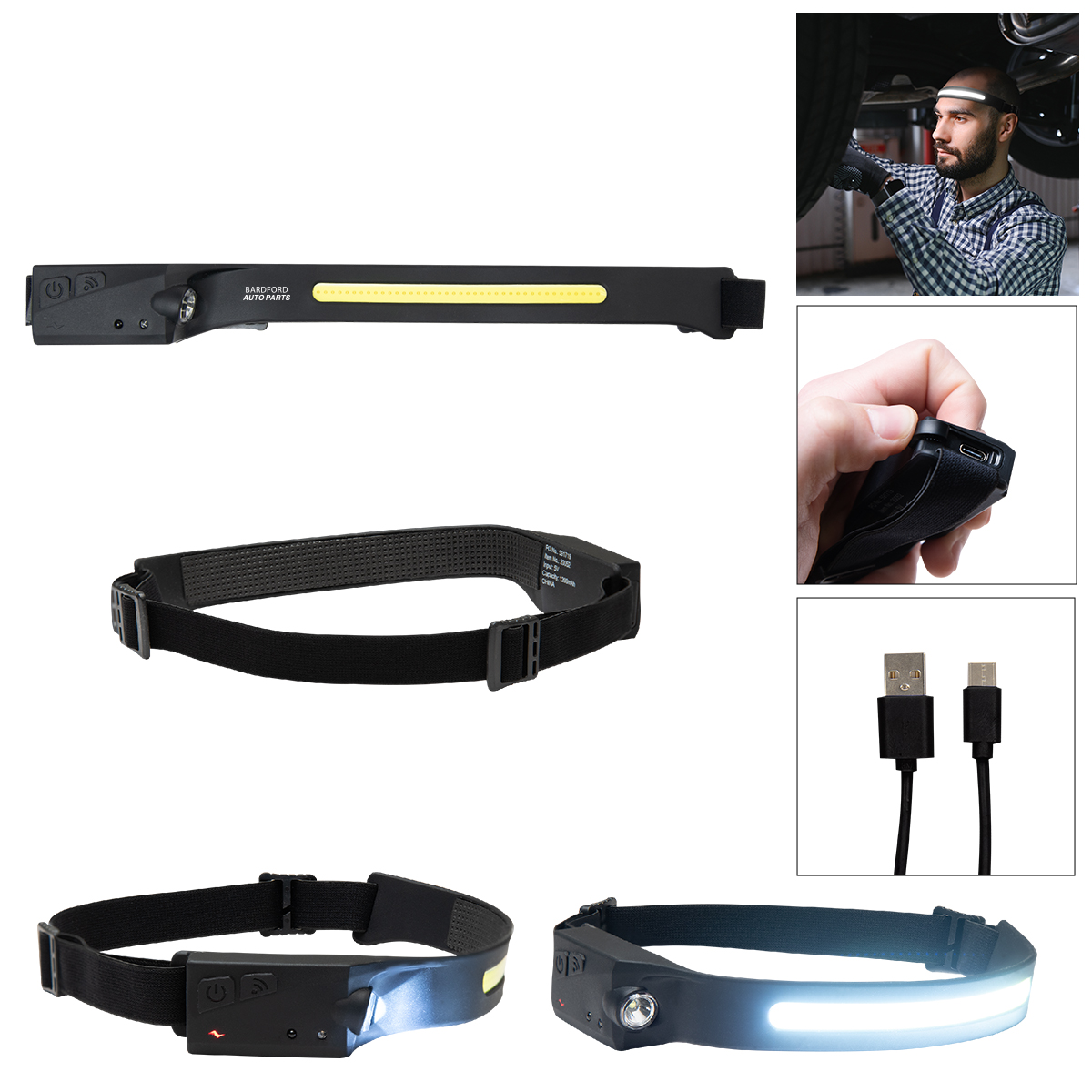 Rechargeable Cob Headlamp-HIT