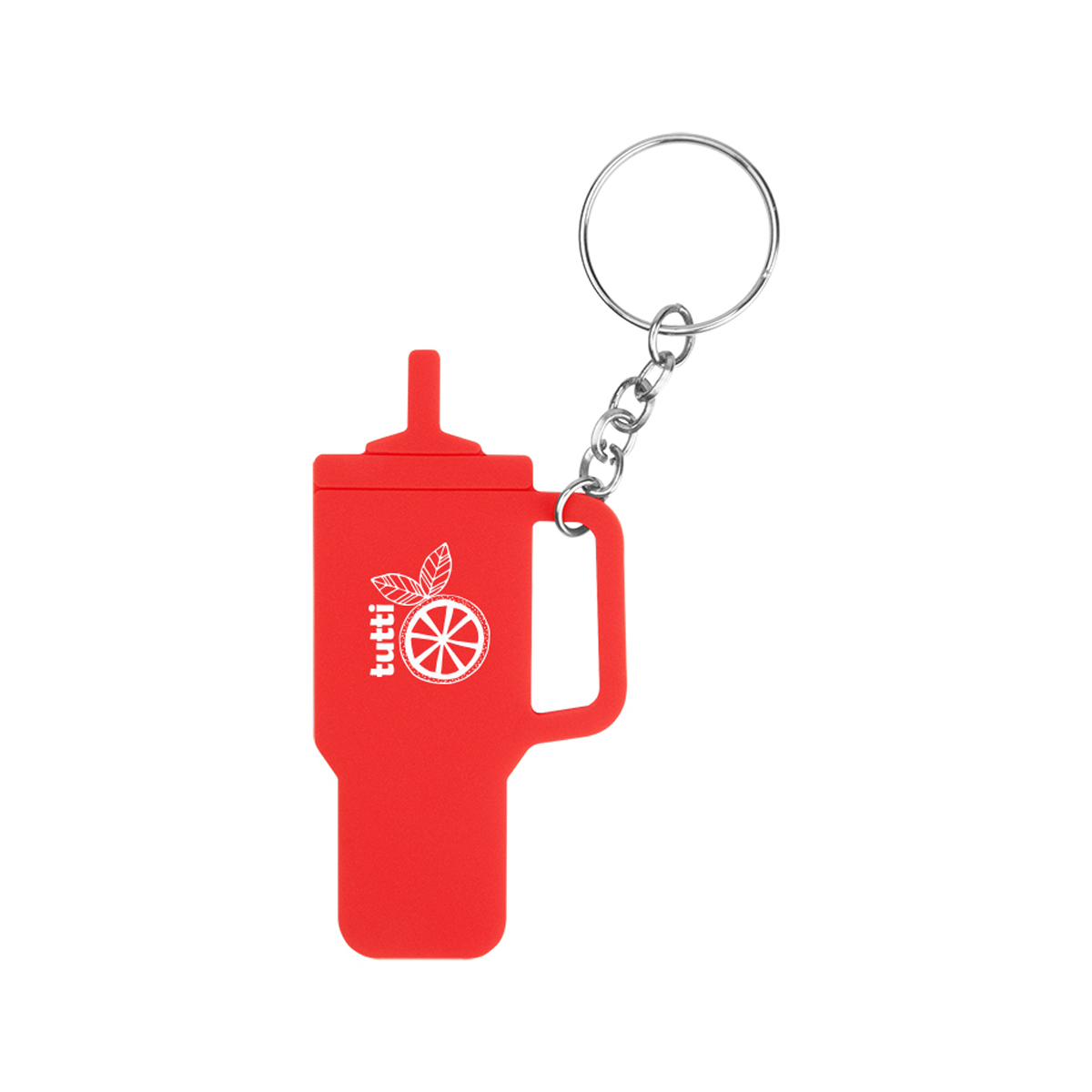20106 Intrepid Tumbler Shaped Silicone Key Ring - Hit Promotional