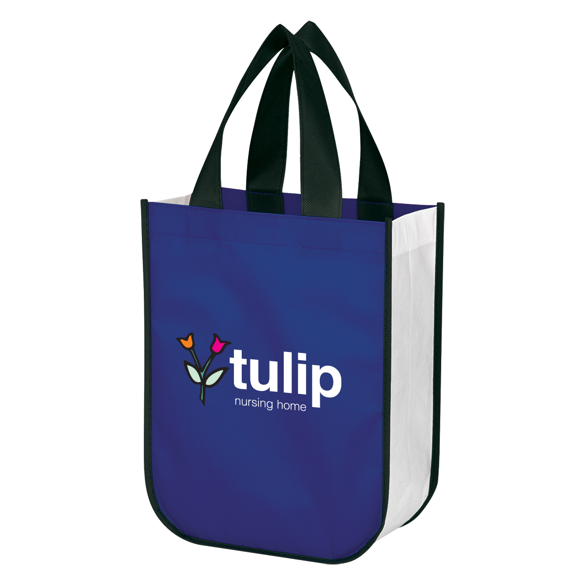 #3363 Lola Laminated Non-Woven Shopper Tote Bag - Hit Promotional Products