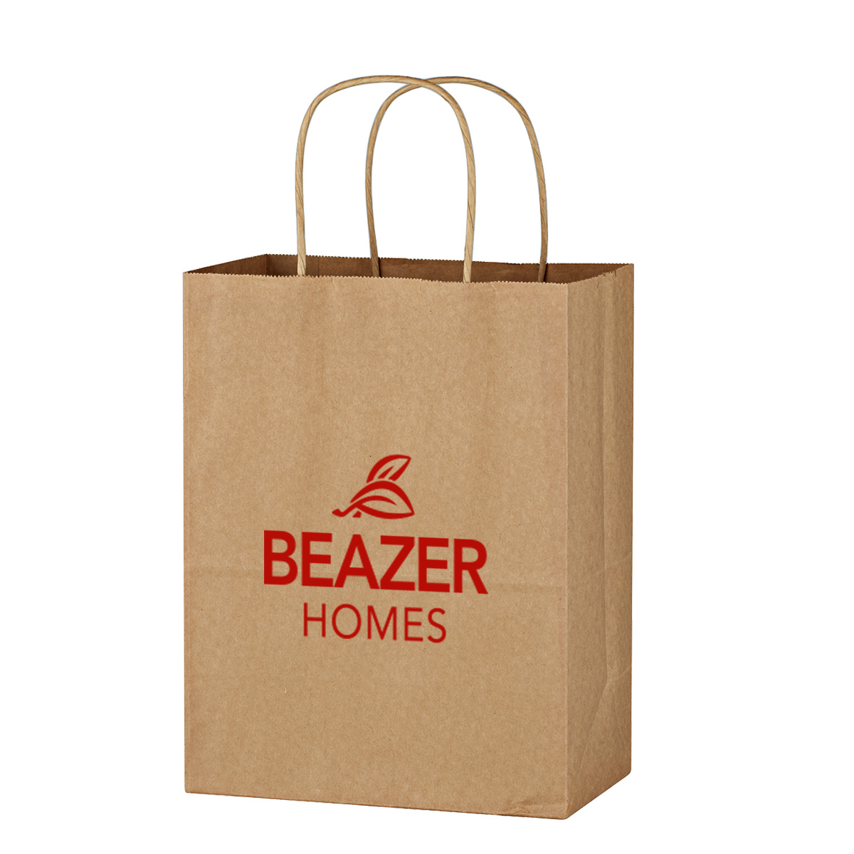 Kraft Paper Brown Shopping Bag - 8&#34; x 10-1/4&#34;-HIT