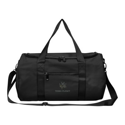 30142 Hudson rPET Leatherette Duffel Bag - Hit Promotional