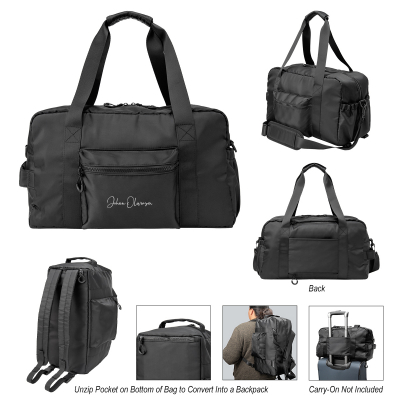 Pointless Journey フーディ チャコール XS 韓国先行 30210 Anywhere rPET Sport Duffel Bag And Backpack - Hit