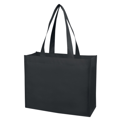 #3335 Matte Laminated Non-Woven Shopper Tote Bag - Hit Promotional Products
