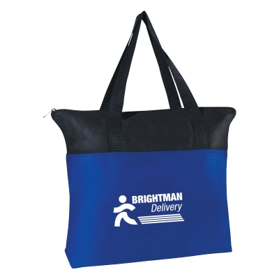 #3351 Non-Woven Zippered Tote Bag - Hit Promotional Products