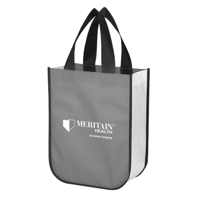 #3363 Lola Laminated Non-Woven Shopper Tote Bag - Hit Promotional Products