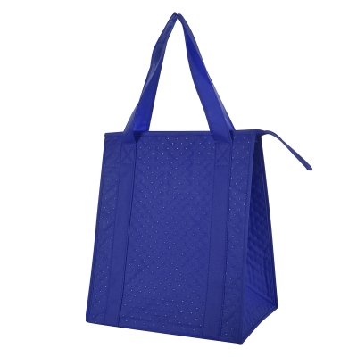 #3381 Dimples Non-Woven Cooler Tote Bag - Hit Promotional Products