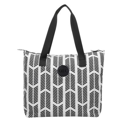 #3738 Chevron Chic Tote Bag - Hit Promotional Products