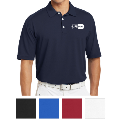 nike dri fit mini texture polo