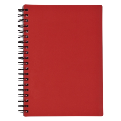 #6111 Rubbery Spiral Notebook - Hit Promotional Products