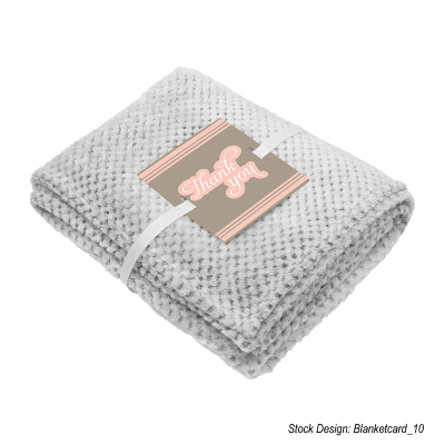 Optional White Ribbon With Full Color Custom Card