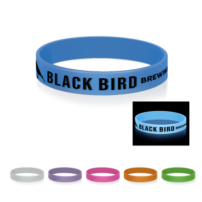 Glow-in-the-Dark Silicone Bracelet –