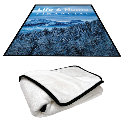 50x60 Sherpa Plush Crystal Velvet Throw Sublimation Blanket