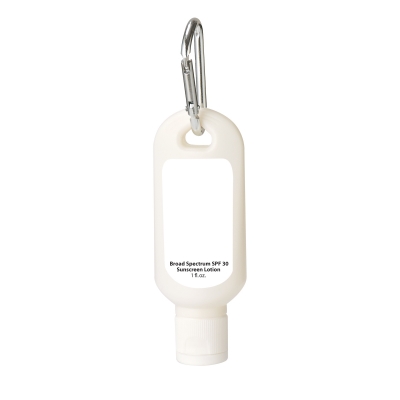 #9089 - 1 Oz. SPF 30 Sunscreen With Carabiner - Hit Promotional Products