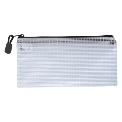 #9477 Clear Zippered Pencil Pouch - Hit Promotional Products