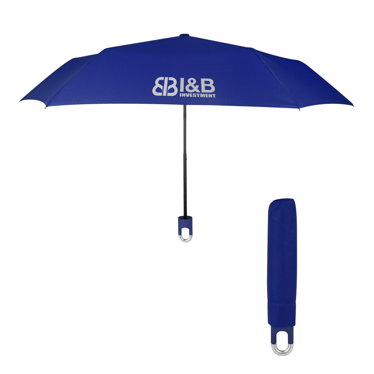 38&#34; Arc Clipper Compact Telescopic Umbrella-HIT