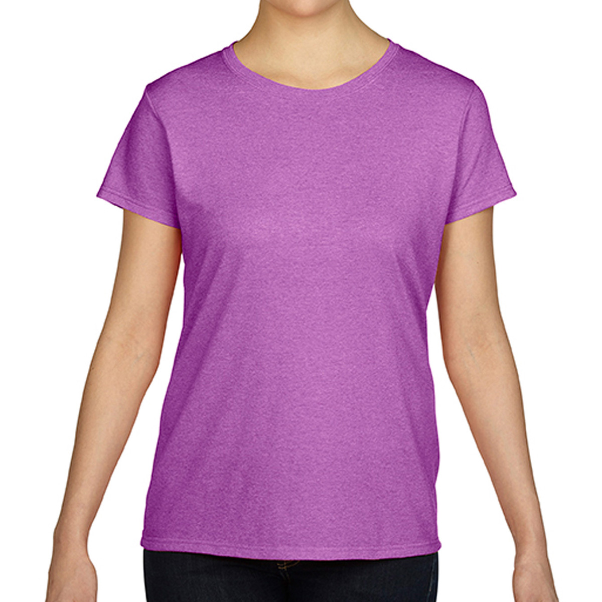 gildan heather radiant orchid