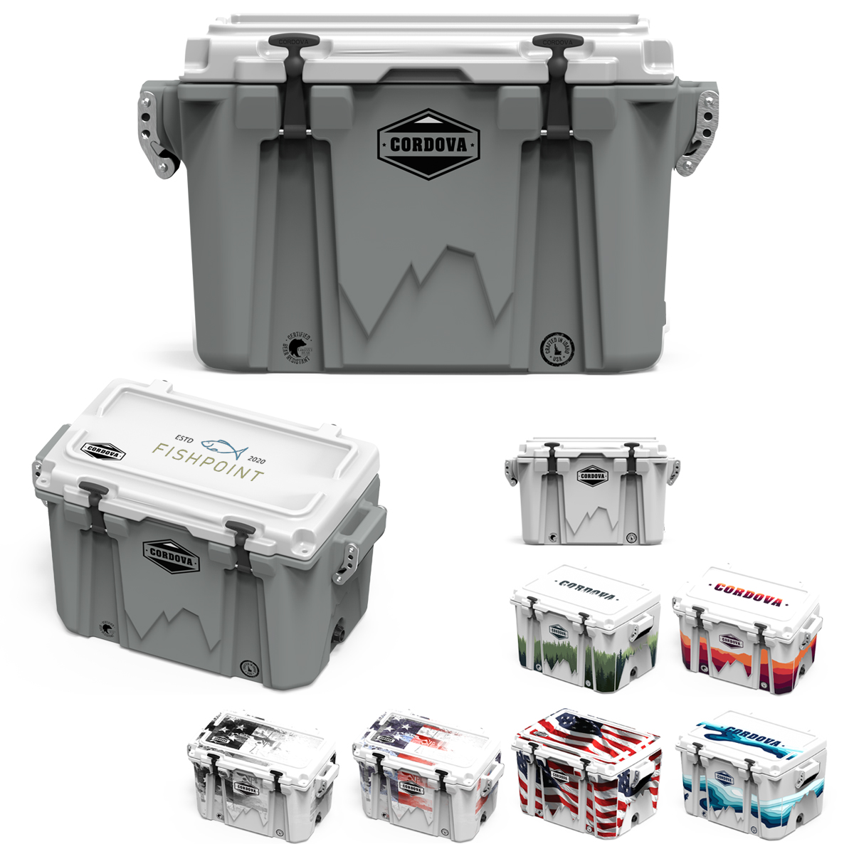 Cordova Coolers 28 Qt Basecamp Class Hard Cooler-Cordova