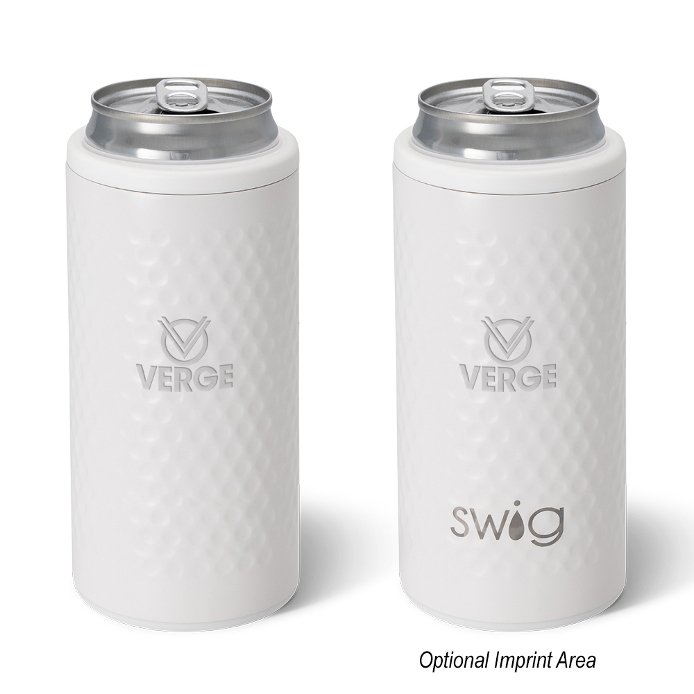 Swig 12oz Skinny Can Cooler Golf Partee - Small Favors