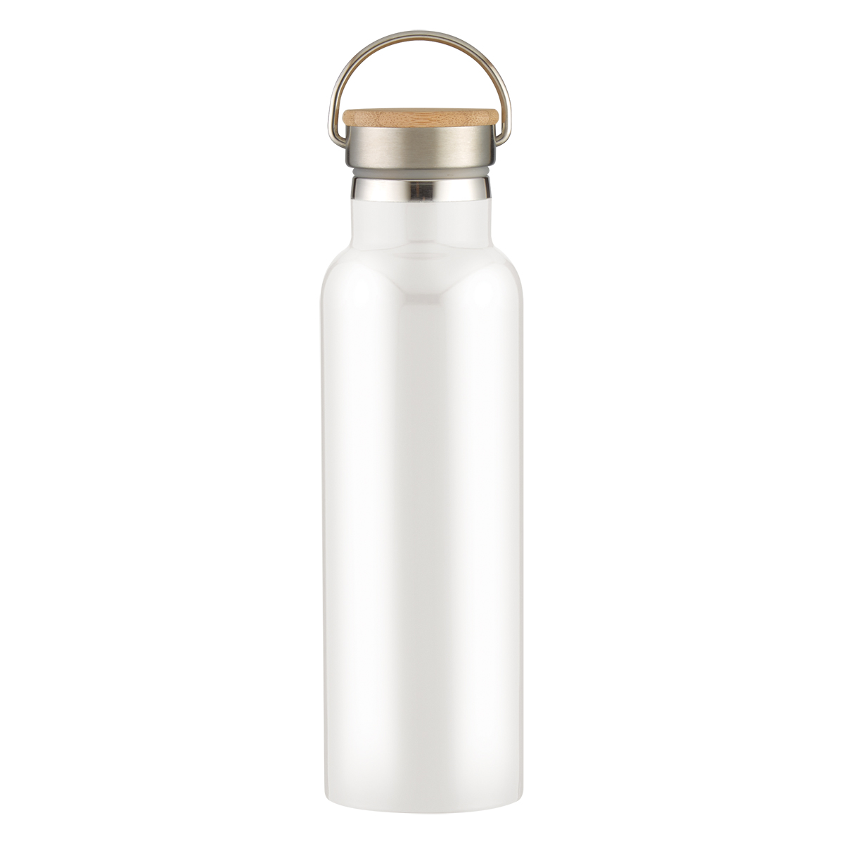 21 Oz. Full Laser Tipton Stainless Steel Bottle With Bamboo Lid