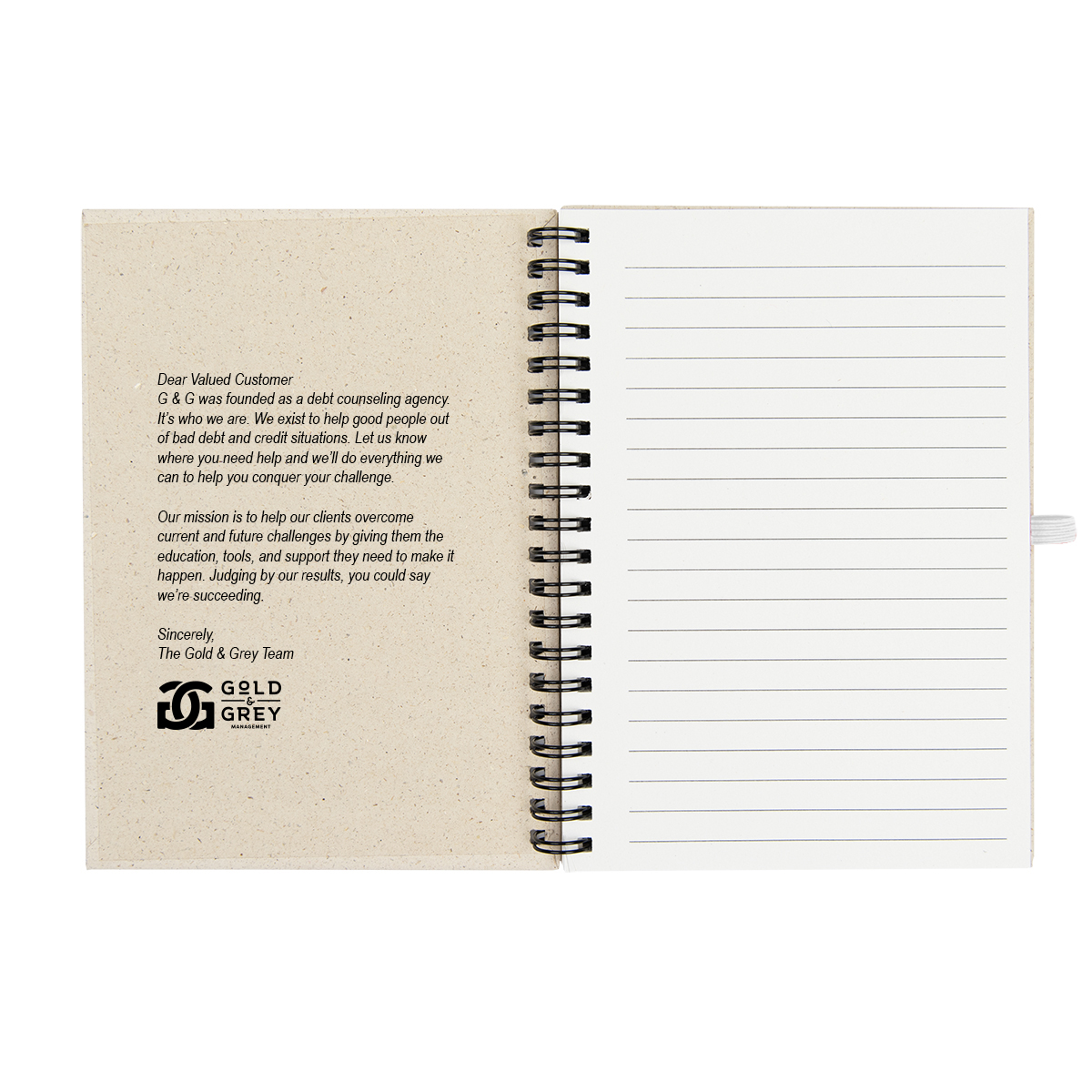 Natural Paper Spiral Notebook
