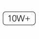 10W+