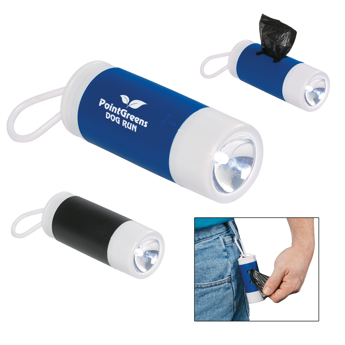 Dog Bag Dispenser With Flashlight-HIT