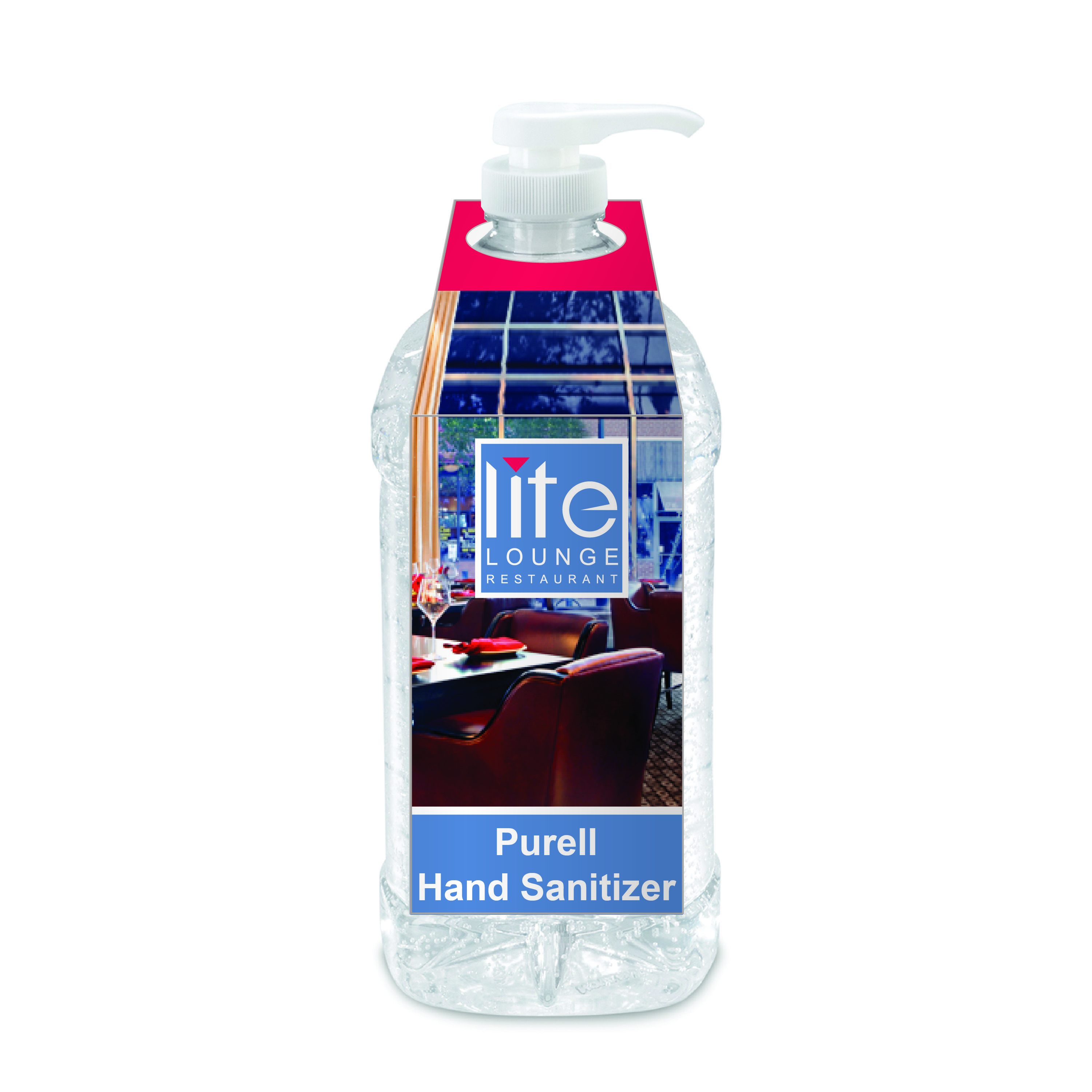 99125 2 Liter Purell® Bottle With Pump Hit Promotional Products