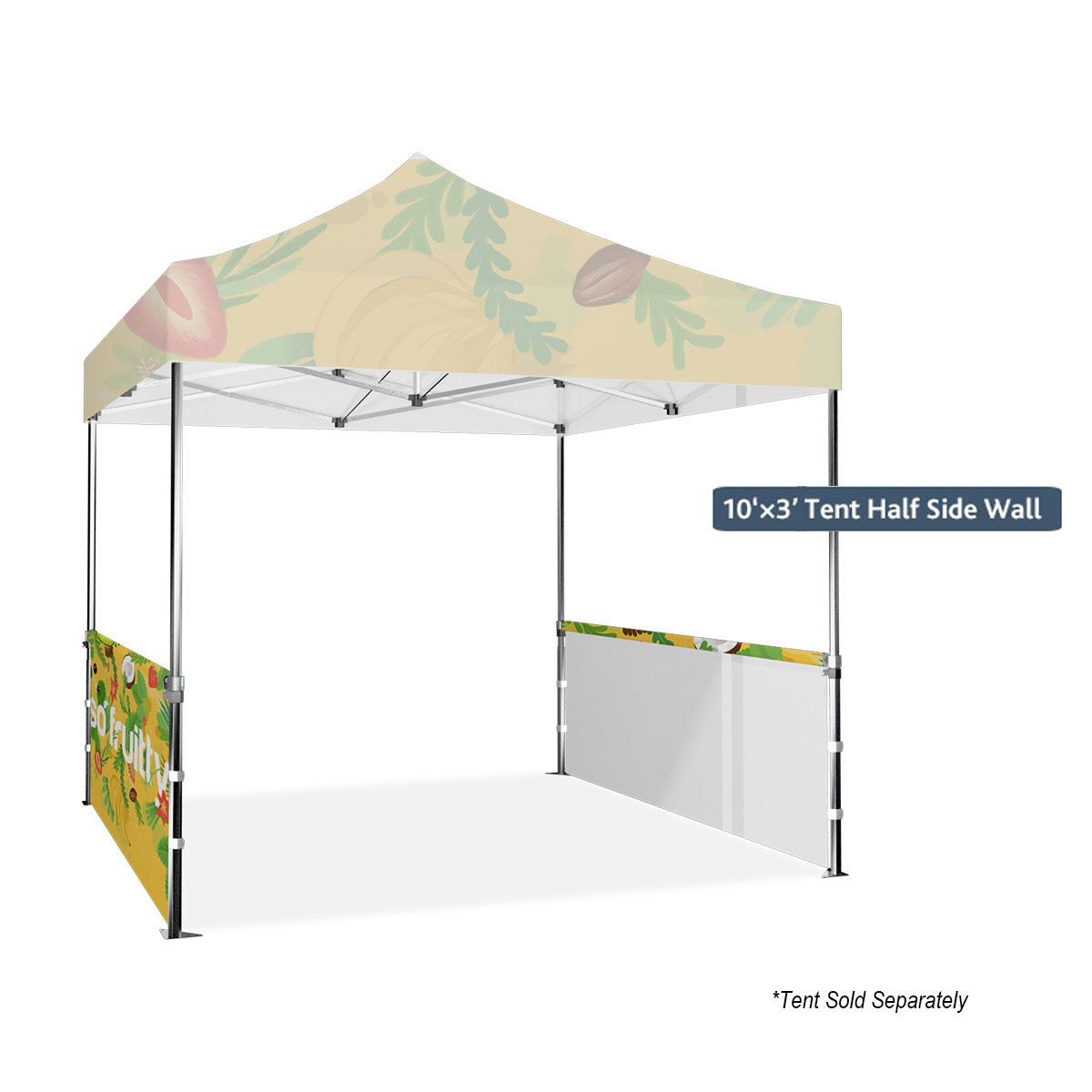 10&#8216; x 3&#8216; Half Tent Wall - Set of 2-HIT