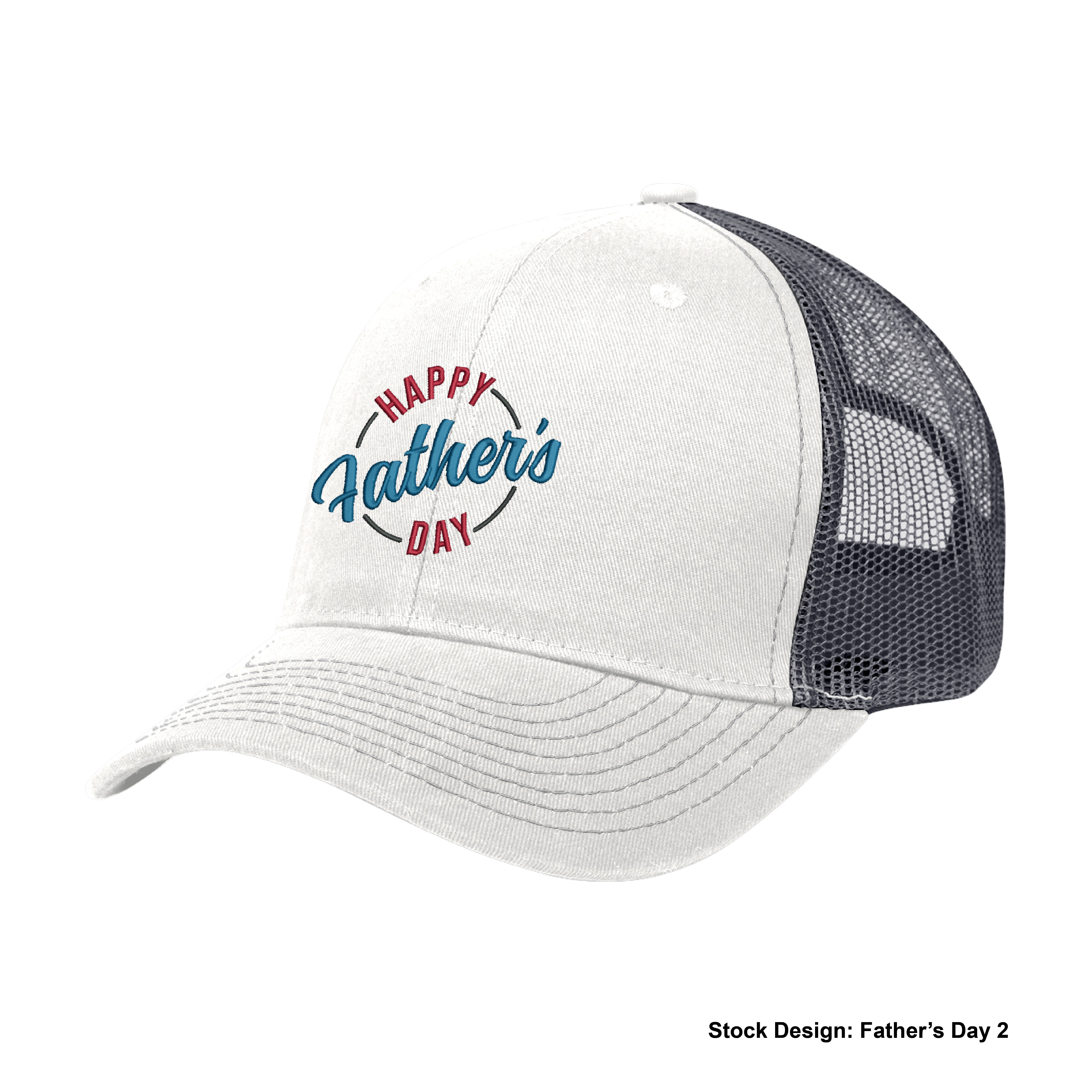 1021-FAT - Father's Day Cotton Twill Mesh Back Cap