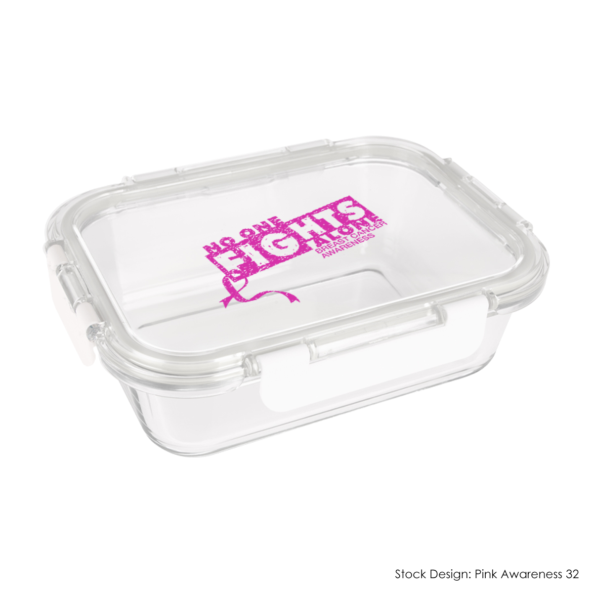 Fresh Prep Square Glass Food Container