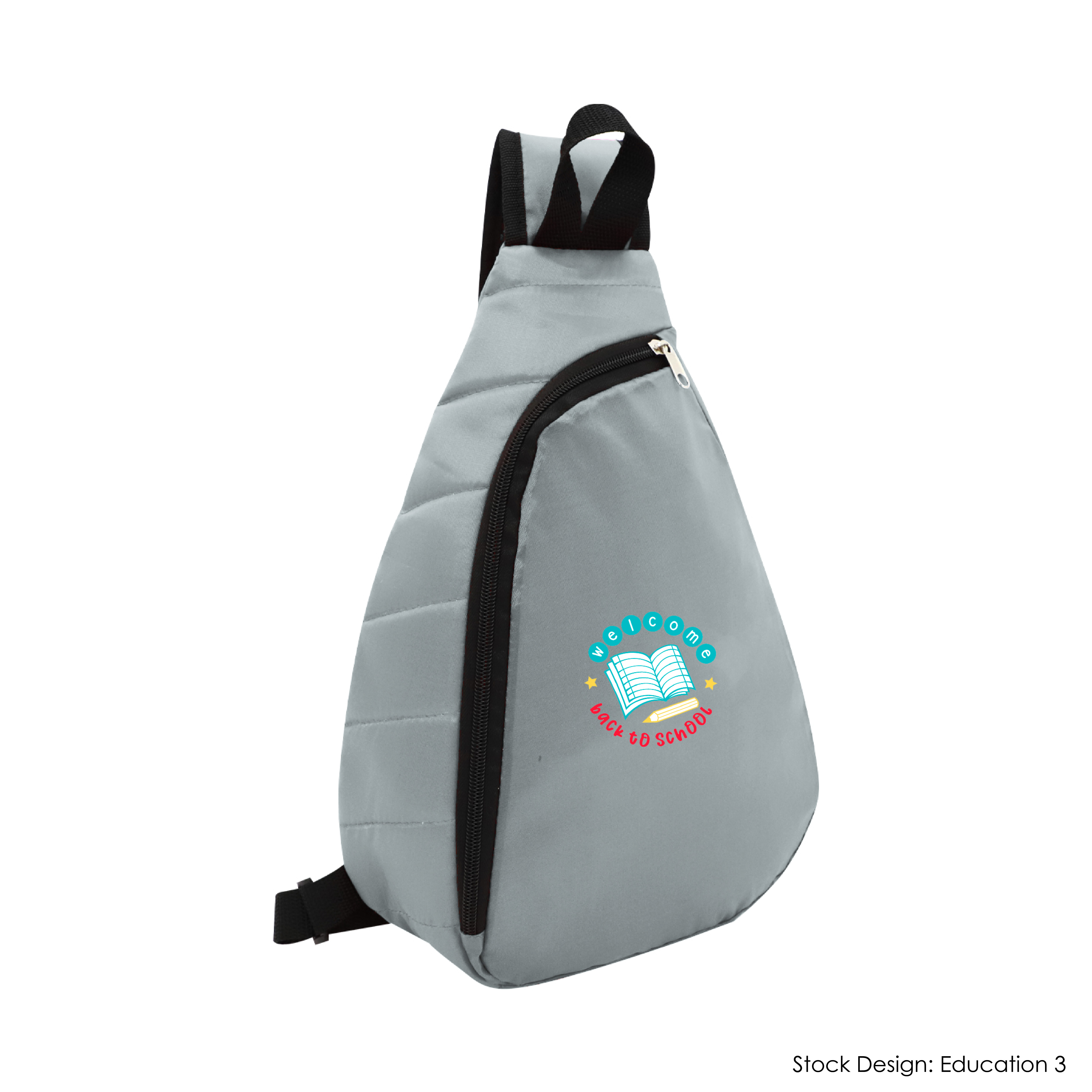 35003-BTS - Back To School Puffy Sling Backpack - Hit Promotional Products