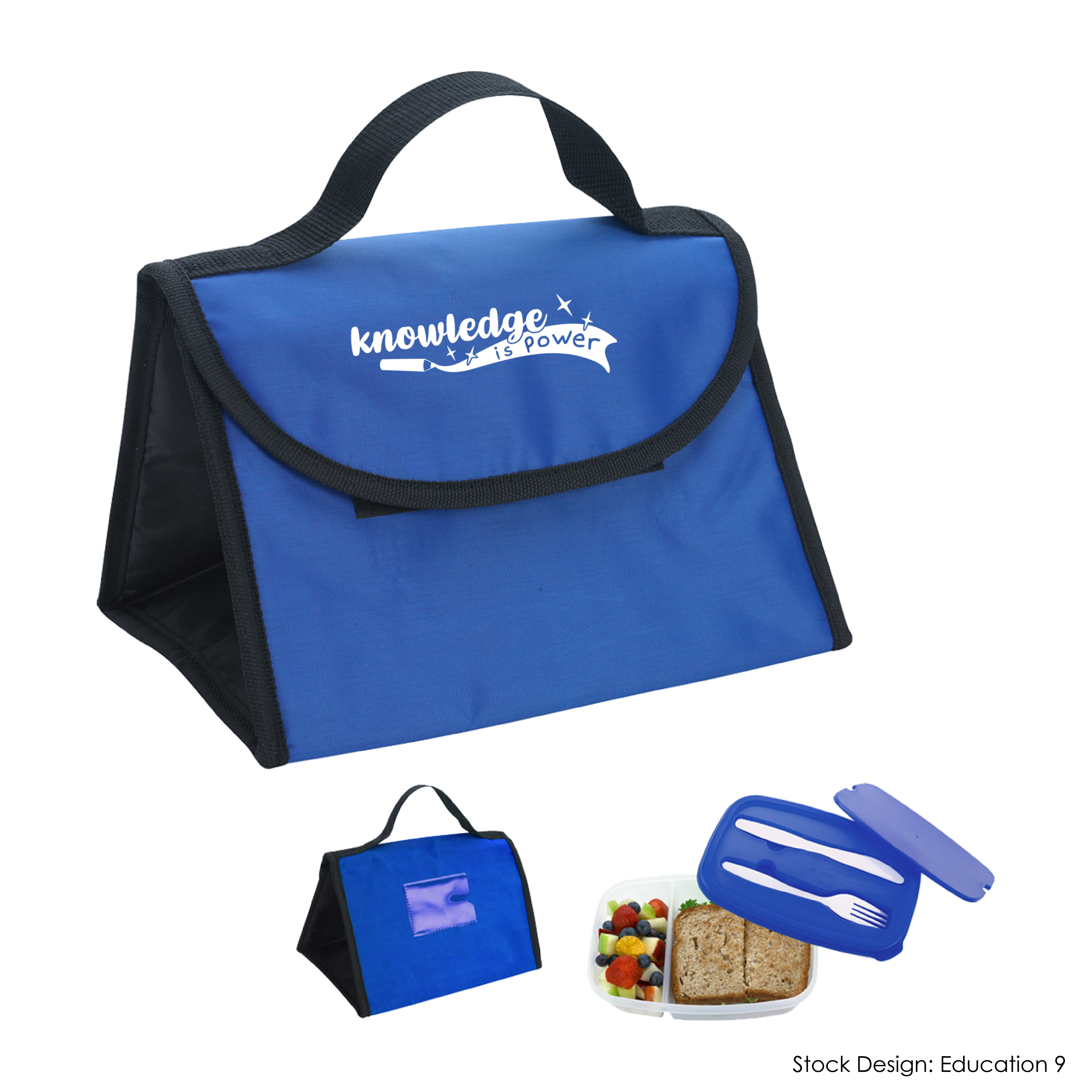 3526-BTS - Back To School Container And Lunch Bag Combo - Hit Promotional  Products