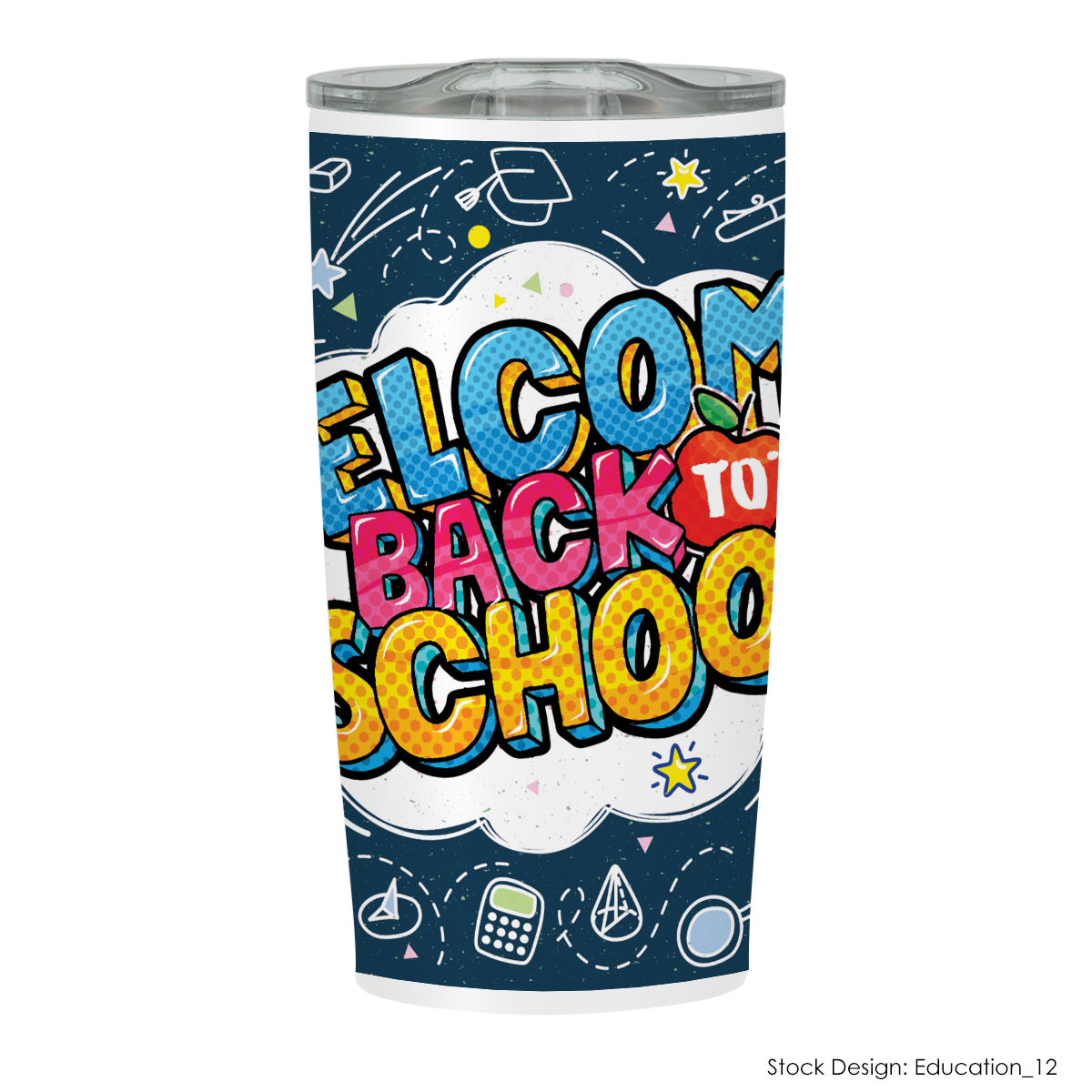 418-BTS - Back To School Woven Paper Lunch Bag - Hit Promotional Products